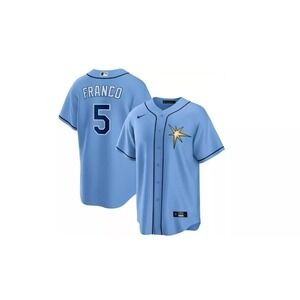Wander Franco Tampa Bay Rays Nike Replica Player Jersey -Blue Size M